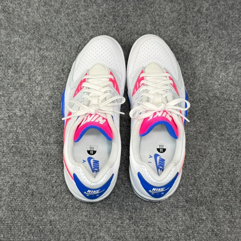 Nike Air Cross Trainer 3 Low Sneaker Men 11 White Hyper Pink Racer Blue Athletic